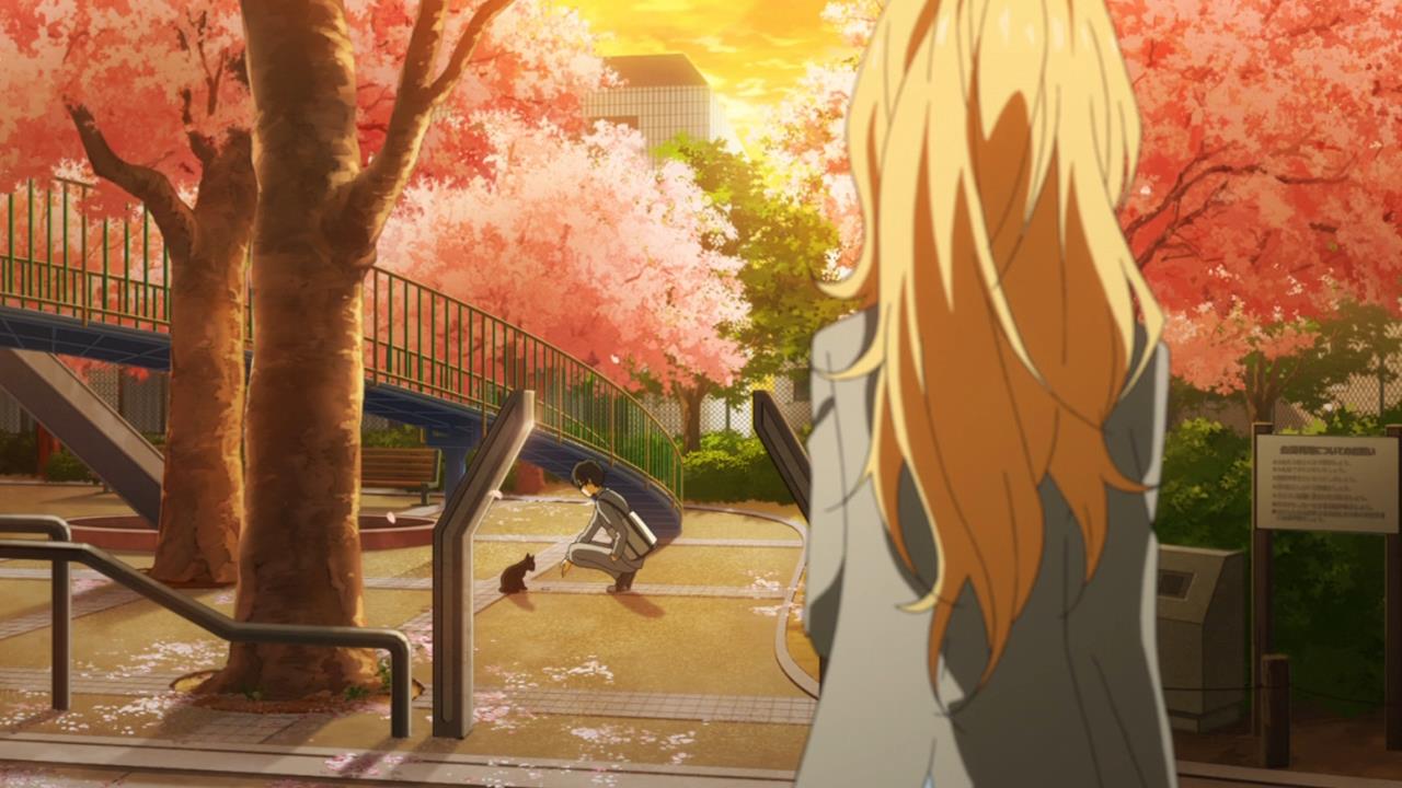 Shigatsu wa Kimi no Uso] Episode 1: Gorgeous Art, Music, and